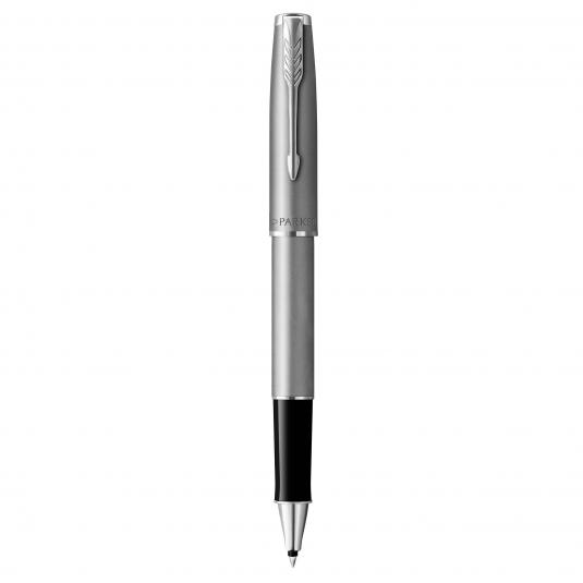 Parker IM stylo bille Stainless Steel CT, encre bleu