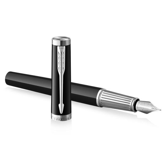 PARKER Sonnet Premium, Stylo plume, Argent Mistral (Argent massif), Plume  fine 18k, Coffret cadeau