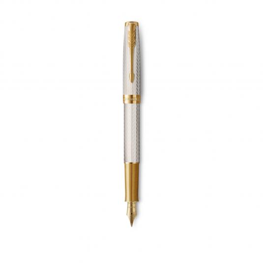 Stylo personnalisé Parker - Plume Sonnet Noir Mat GT