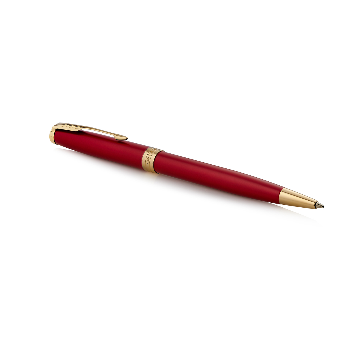 Stylo bille Parker Sonnet laque rouge GT