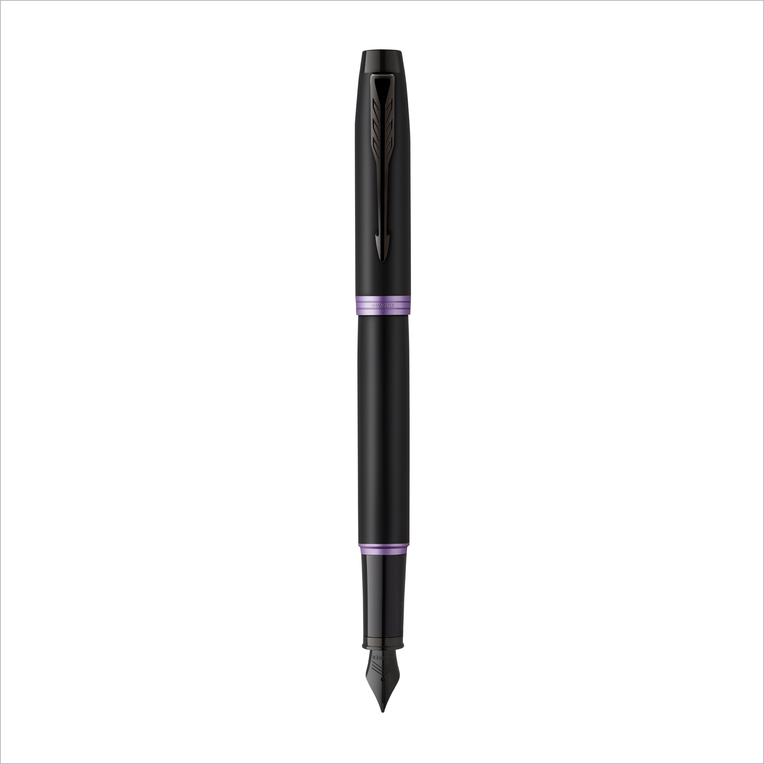 STYLO FANTAISIE PLUME CORPS VIOLET TECHNO REF: 5360