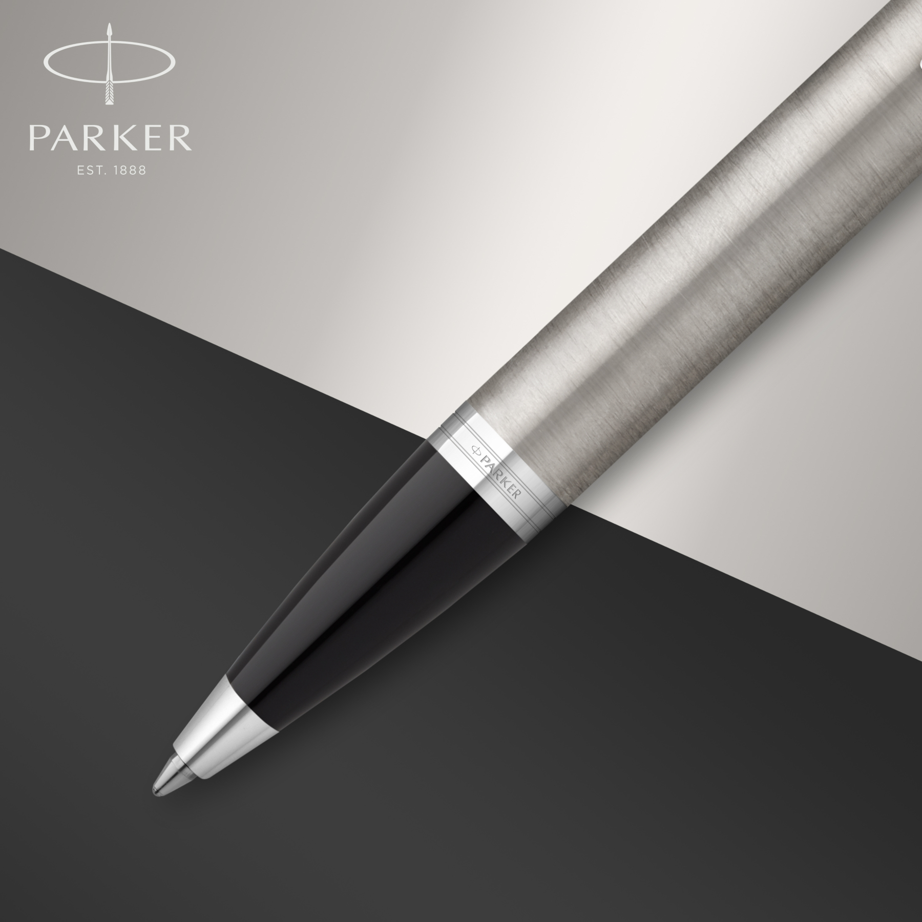 Stylo-Bille Parker personnalisé - IM Noir Finition Or