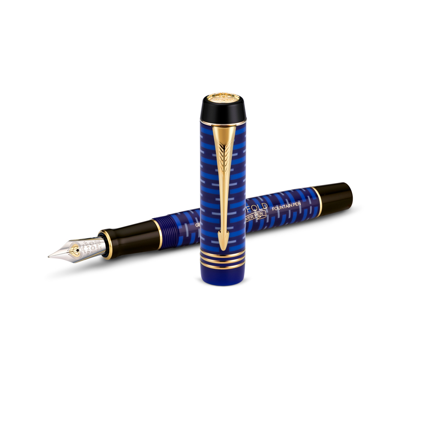 Stylo plume Parker Duofold 100e Anniversaire Lapis Lazuli