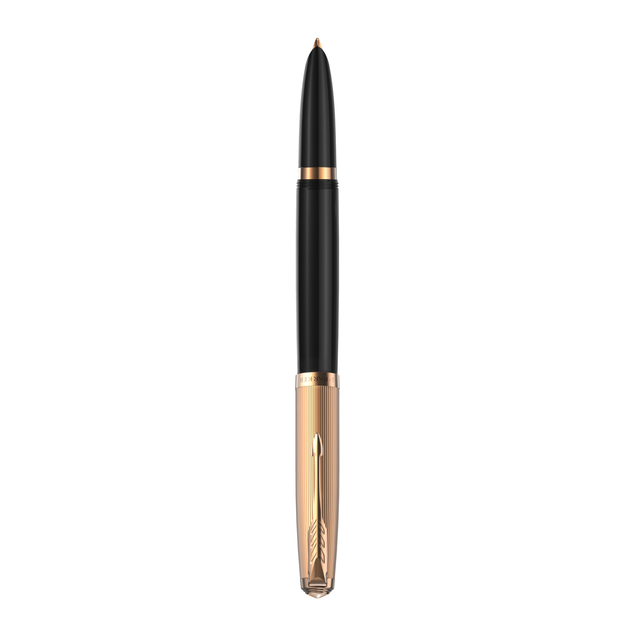 Stylo Plume Parker 51, Résine, Noir, Or 18k, 2123512 - Iguana Sell FR